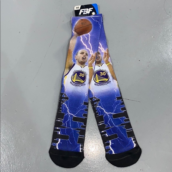 NBA Stephen Curry basketball Sock - Picture 3 of 3